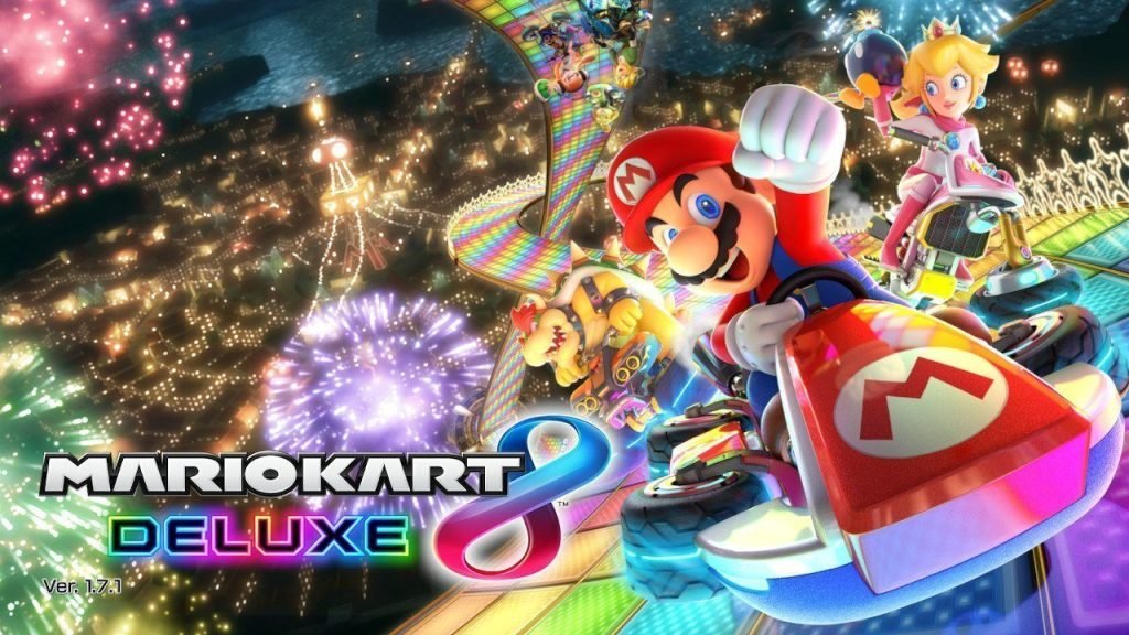 mario kart 8 deluxe title screen review