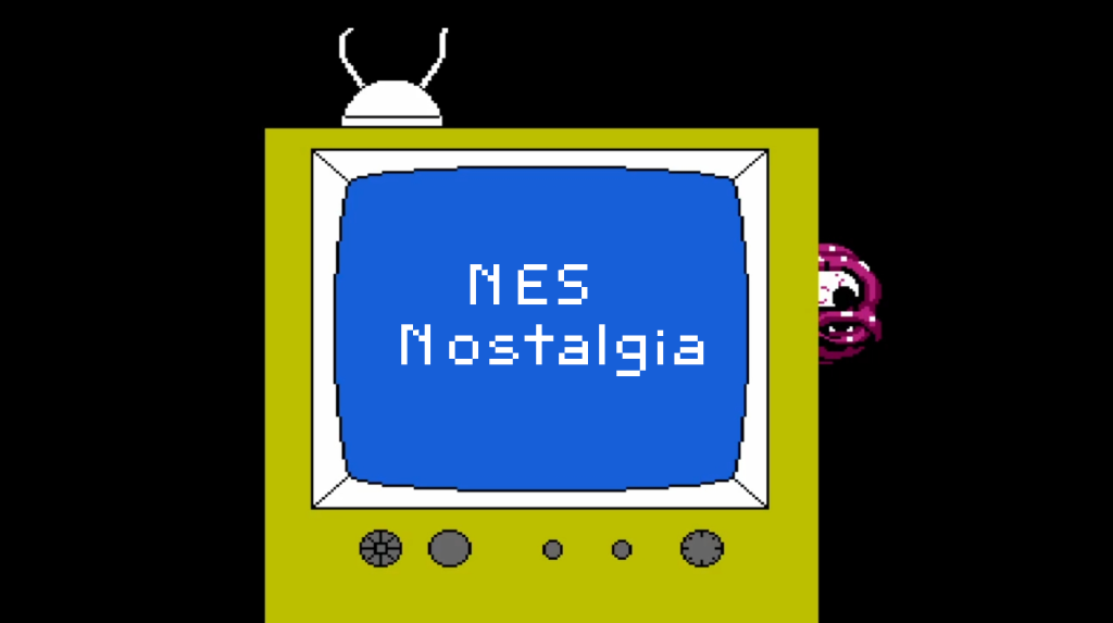NES Nostalgia Bart versus aliens retro tv