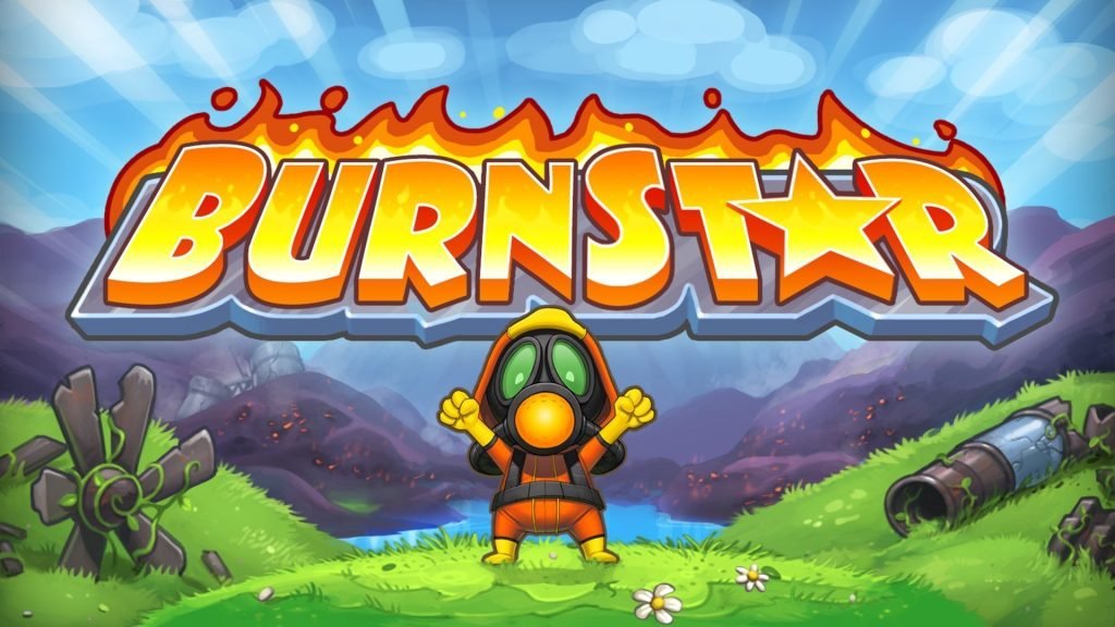 burnstar cheap switch co-op game review title screen