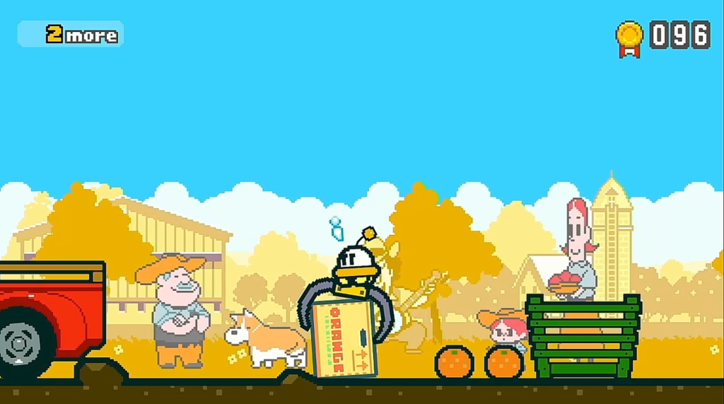 part-time ufo lifting oranges for farmer indie switch game