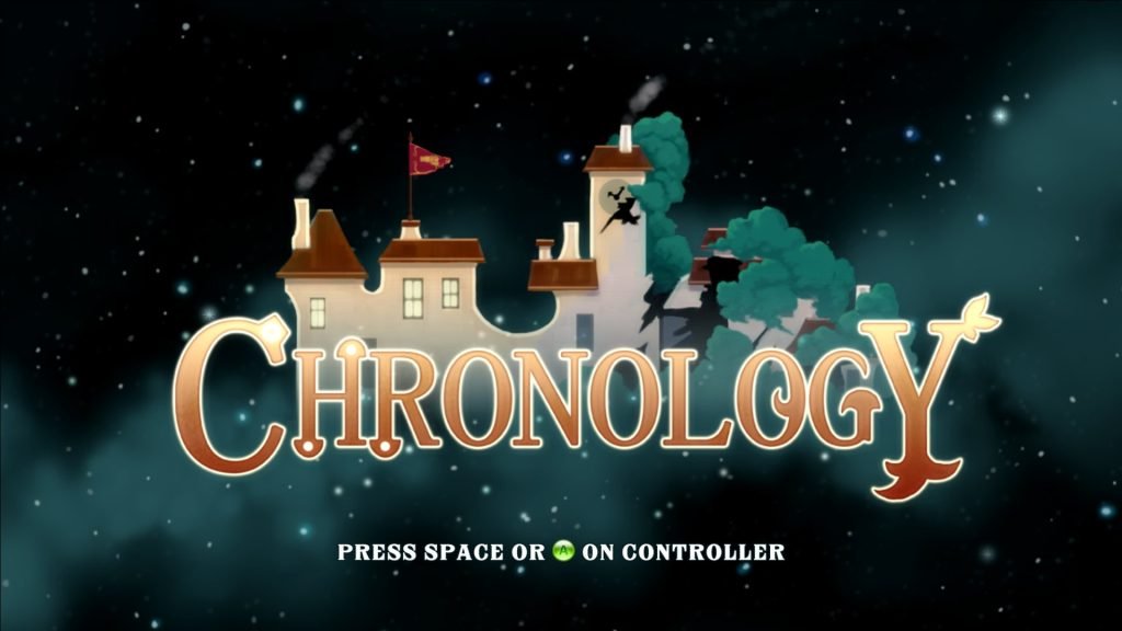 chronology gameplay review indie game time travel title screen