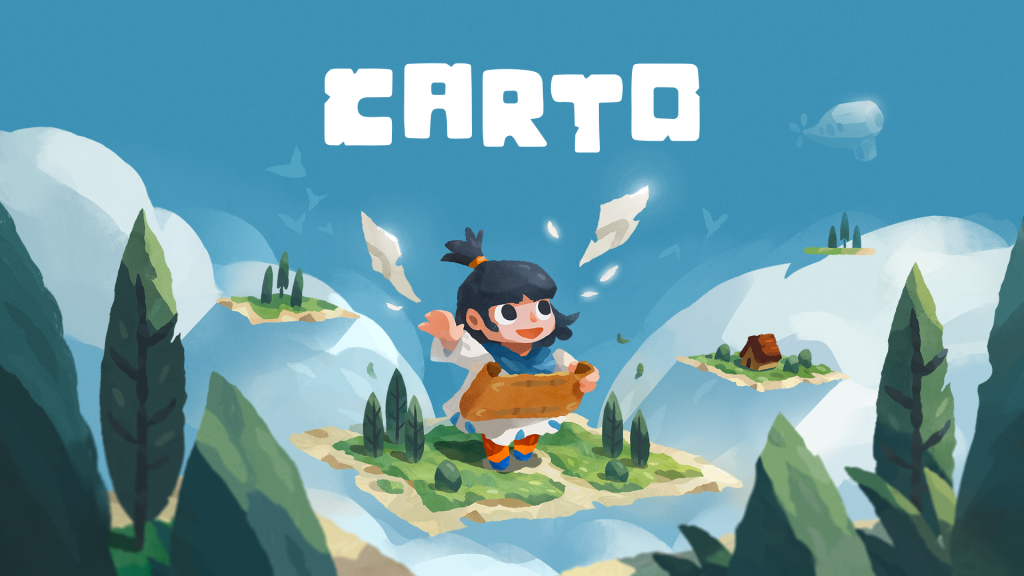 caro pieces of map cute indie puzzle game art