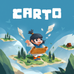 caro pieces of map cute indie puzzle game art