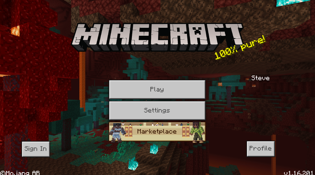 minecraft 100% pure popular video game survival craft