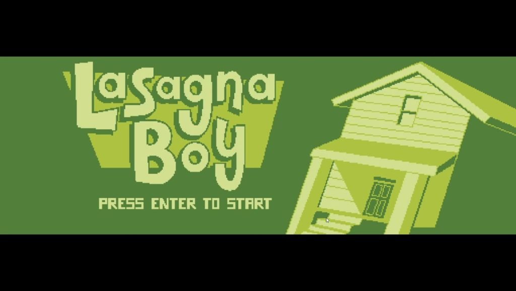 lasagna boy funny shocking horror gameboy pixel art indie itch game original