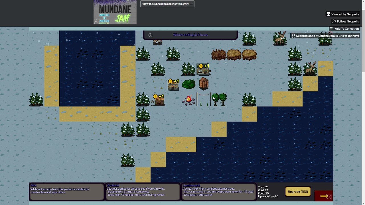 escaping winter strategy game