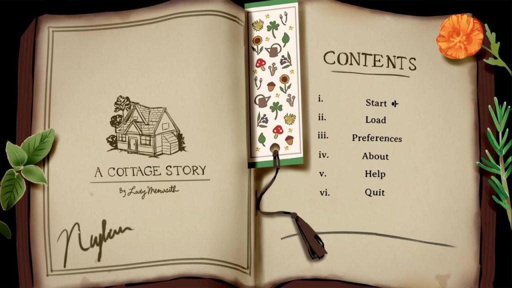 cottage story cottage-core visual novel