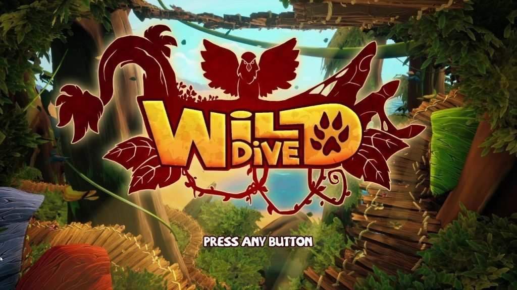 wild dive indie game title screen