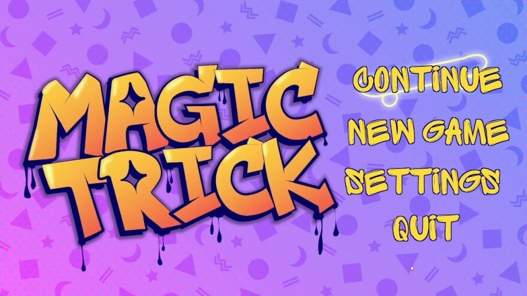 magic trick title screen