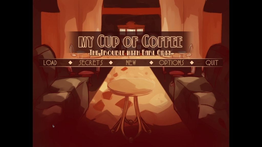 My Cup of Coffee Title Screen