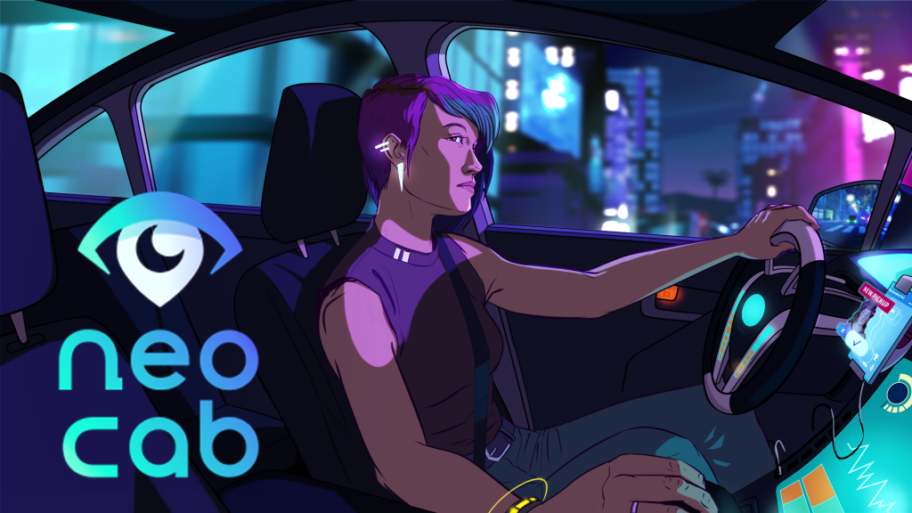 Neo Cab is an Open Minded Futuristic Visual Novel