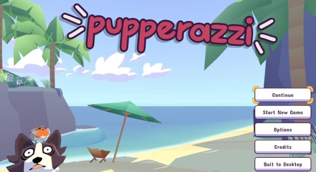 Pupperazzi Title Screen