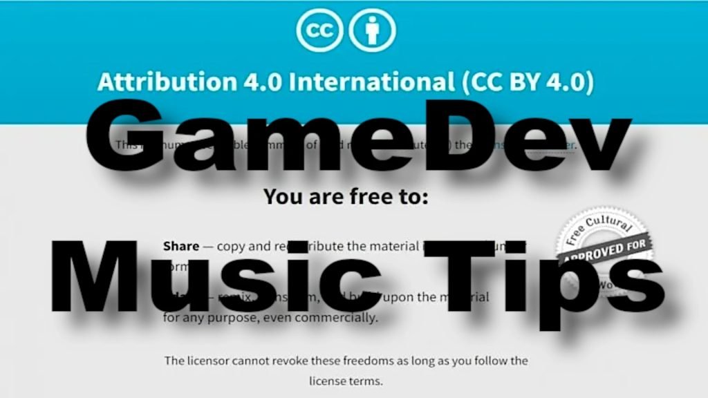 GameDev Music tips
