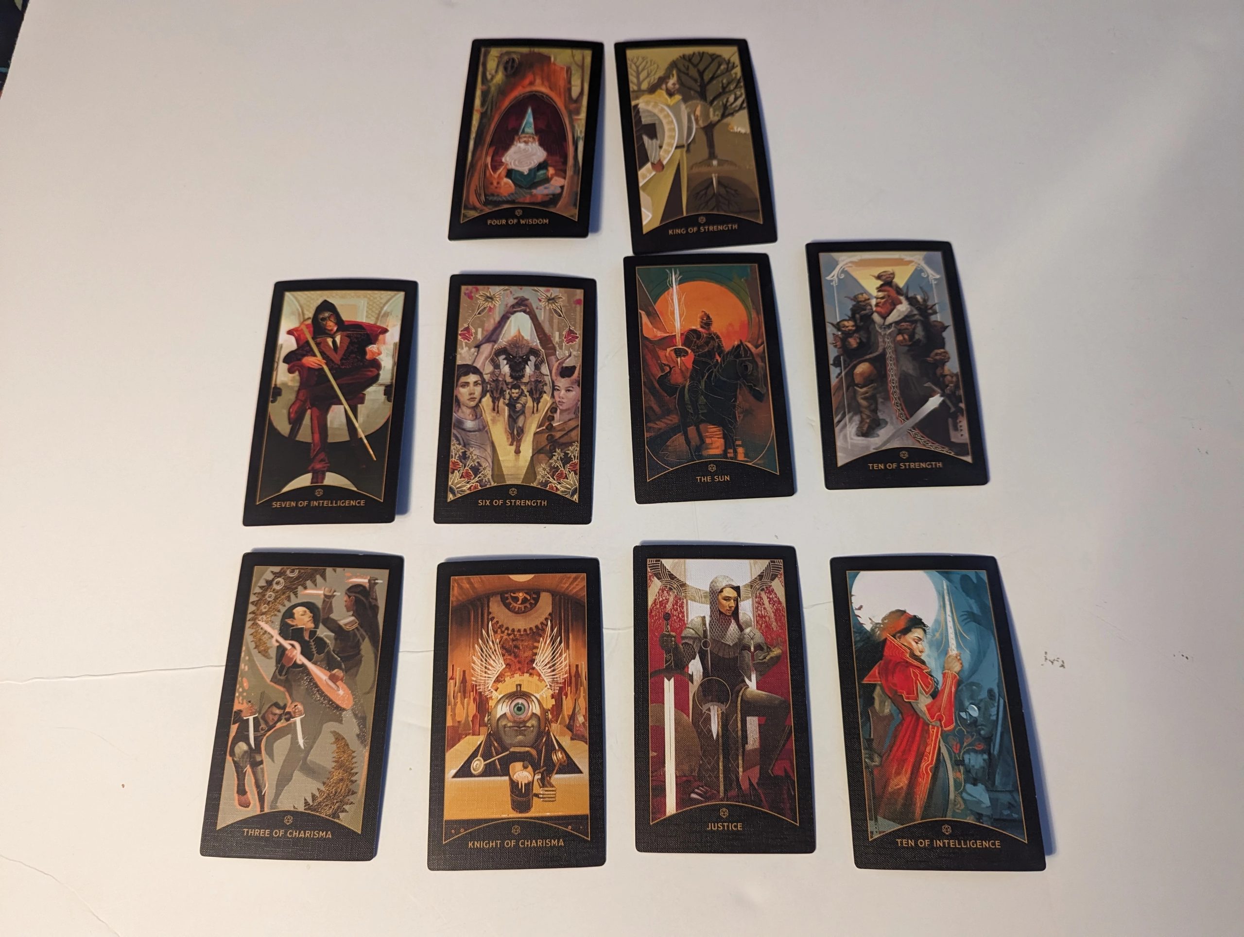 Dungeons and Dragons Tarot Deck Cards