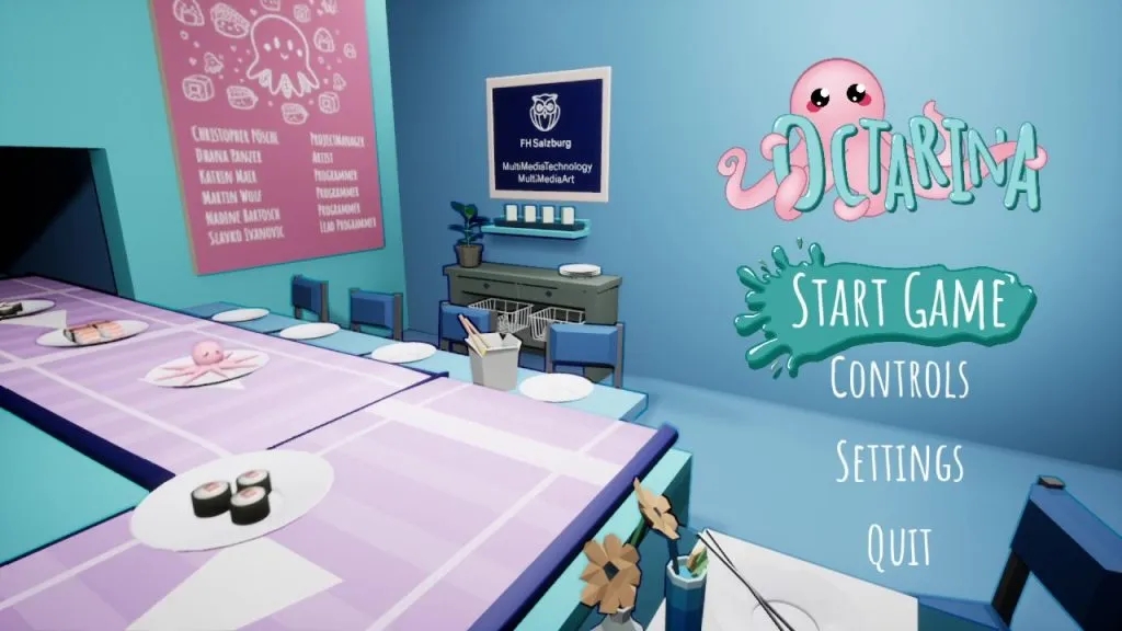 Octarina, A Game About an Octopus Trapped in a Sushi Factory