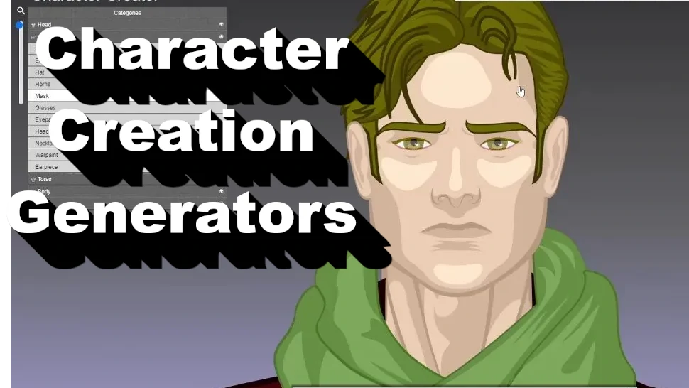 The Character Creator is a Free Tool For World Building