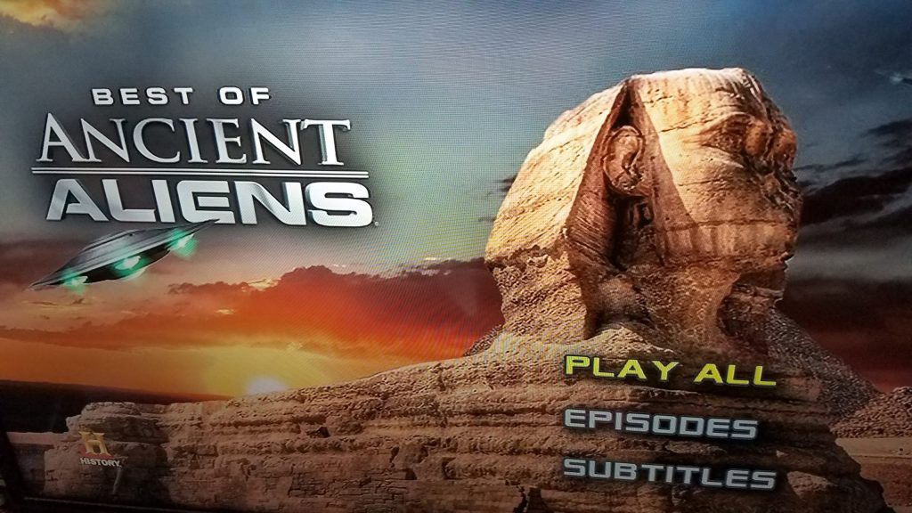 Best of Ancient Aliens on DVD is What I Watched Today