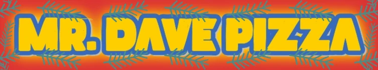 Mr. Dave Pizza Christmas Logo